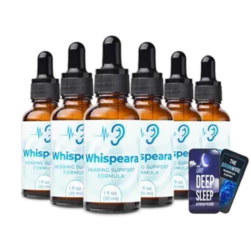 Whispeara Cognitive Supplement Bottle (6 Bottle / 180 Day Pack)